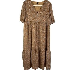 Y.A.S Floral Print Maxi Dress Size S Petite